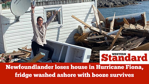 Newfoundlander loses house in Hurricane Fiona, fridge washed ashore with booze survives