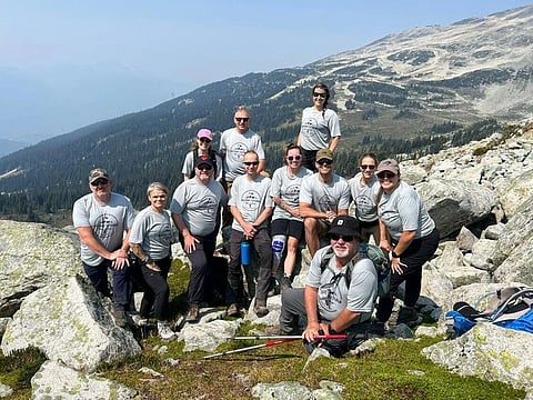 Canadian veterans hike for health to raise awareness for chronic pain
