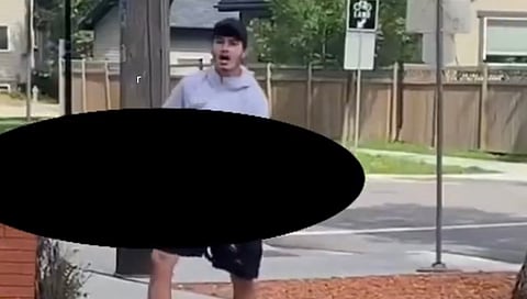 WATCH: Police in Edmonton look to identify hate crime suspect who exposed himself