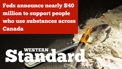 Feds announce nearly $40 million to support people who use substances across Canada