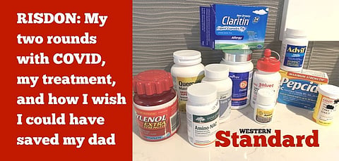 RISDON: My two rounds with COVID, my treatment, and how I wish I could have saved my Dad