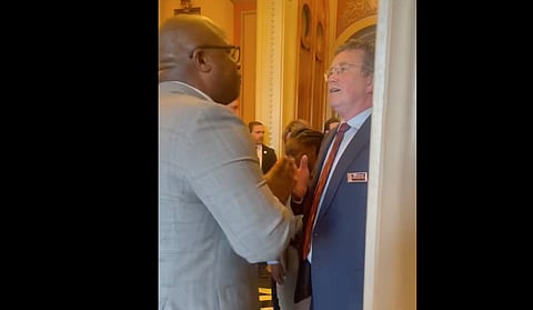 WATCH: US representatives feud over giving guns to teachers