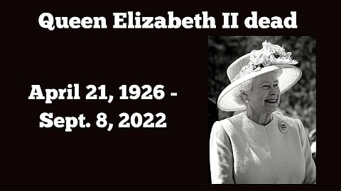 Queen Elizabeth II dead