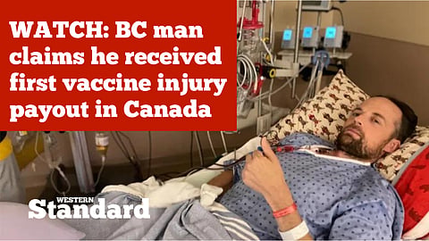 EXCLUSIVE WATCH: BC man claims he received first vaccine injury payout in Canada