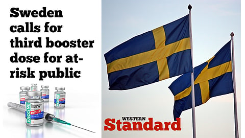 Sweden calls for third booster dose for at-risk public