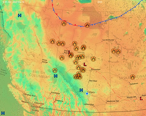 Alberta wildfires knock out a fifth of Canada’s gas exports to US