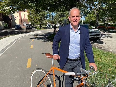 Winnipeg mayor candidate promises to reduce bike thefts, gets bike stolen