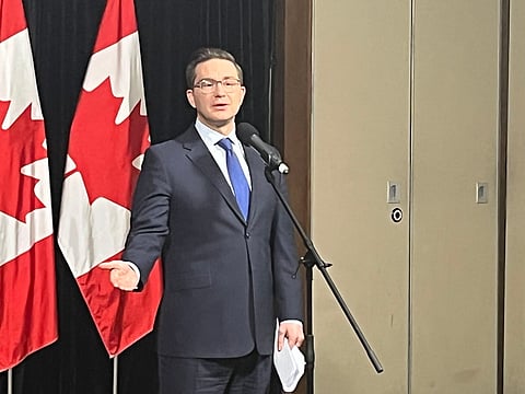Poilievre accuses CBC of misleading people about Canadian natural gas