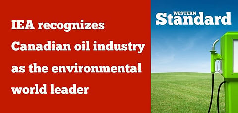 IEA recognizes Canadian oil industry as the environmental world leader