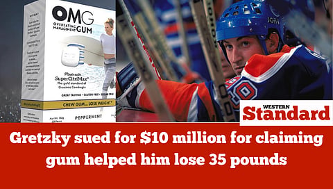 Gretzky sued for $10 million for claims gum helped him lose 35 pounds