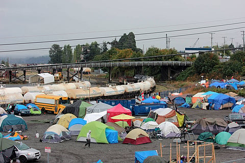 Federal Housing Advocate says tent city occupiers have right to camps