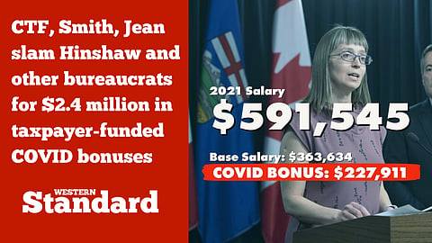CTF, Smith, Jean slam Hinshaw and other bureaucrats for $2.4 million in taxpayer-funded COVID bonuses