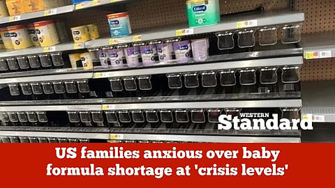 US families anxious, baby formula shortage at 'crisis levels'