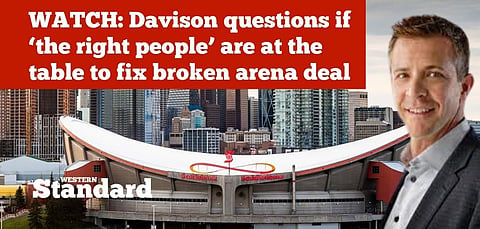 WATCH: Davison questions if ‘the right people’ are at the table to fix broken arena deal