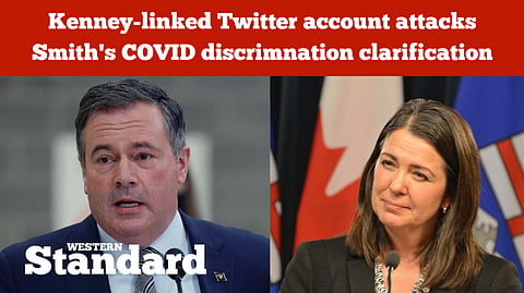 Kenney-linked Twitter account attacks Smith's COVID discrimination clarification