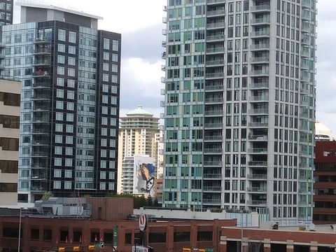 Apartment towers in Calgary