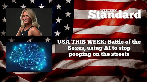 USA THIS WEEK: Battle of the Sexes, using AI to stop pooping on the streets