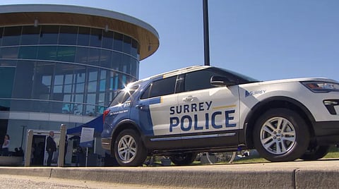 Surrey police SUV 