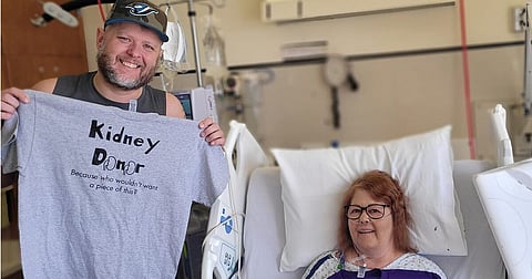 Saskatoon kidney donor and recipient celebrate successful transplant