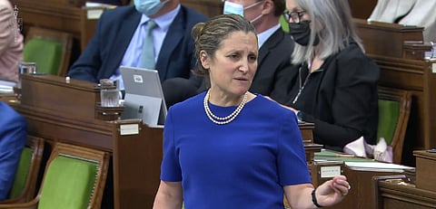 KRAYDEN: Verbally abusing Freeland is wrong – but so is calling Freedom Convoy racist