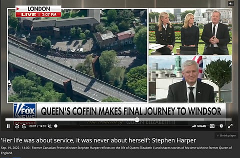 SLOBODIAN: US news turned to former-PM Harper for queen comment