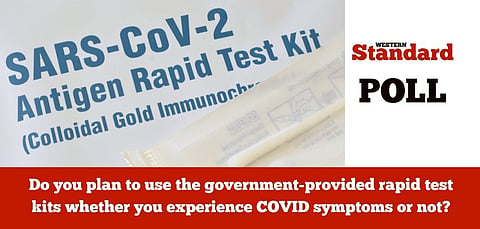 WS POLL: Do you plan to use the government-provided rapid test kits whether you experience COVID symptoms or not?