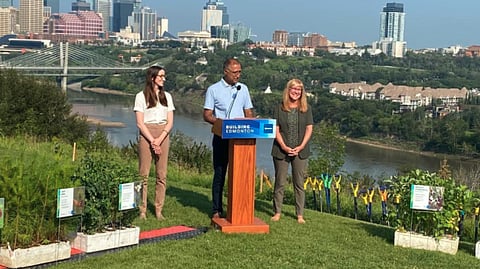 Sohi announces joint investment to plant 1.5 million trees in Edmonton