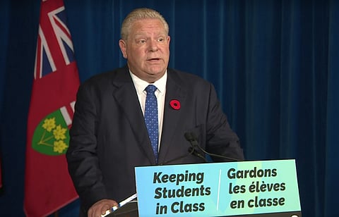 Ontario announces record spending on infrastructure