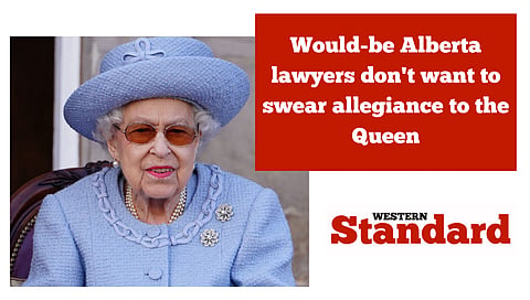 Would-be Alberta lawyers don't want to swear allegiance to the Queen