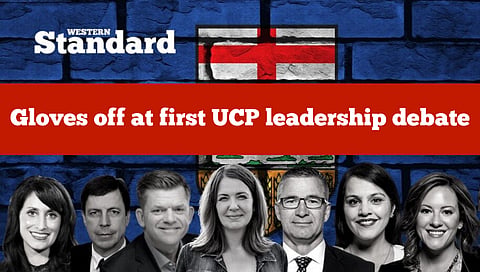 Gloves off at first UCP leadership debate