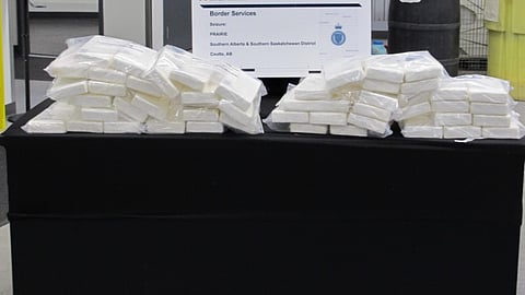 Canadian border police charge Calgary man for allegedly importing 53 kg of cocaine