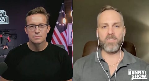 Chadwick Moore revealed a Fox News whistleblower came forward about an active ban at it from mentioning Tucker Carlson’s interview with Donald Trump.