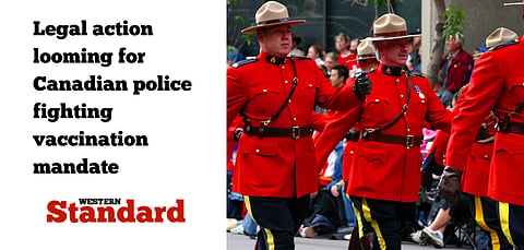 Legal action looming for Canadian police fighting vaccination mandate