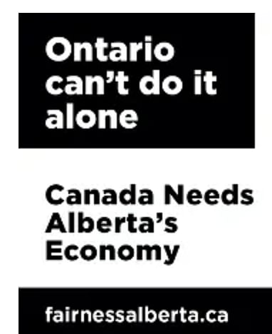 Billboard tells Toronto residents of Alberta’s contributions