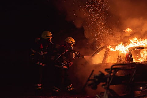 Anti-pipeline anarchists set fire to former Tory minister's luxury cars