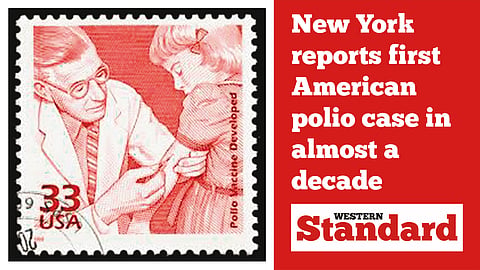 New York reports first American polio case in almost a decade