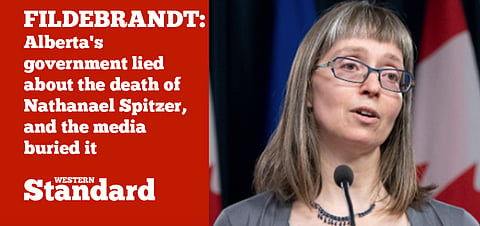 FILDEBRANDT: Alberta’s government lied about the death of young teen Nathanael Spitzer, and the media buried it