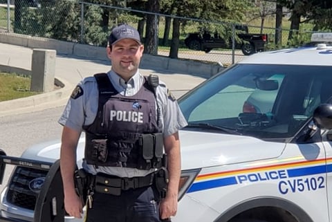 Heroic BC RCMP officer braves fast-flowing, ice-cold river to save woman