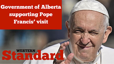 Government of Alberta supporting Pope Francis’ visit
