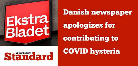 Danish newspaper apologizes for contributing to COVID hysteria