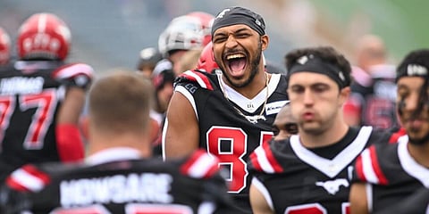 Stamps prevail over Elks in Labour Day comeback