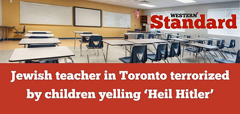 Jewish teacher in Toronto terrorized by children yelling ‘Heil Hitler’