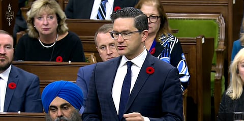 WATCH: Poilievre criticizes Freeland for calling carbon tax 'helpful'