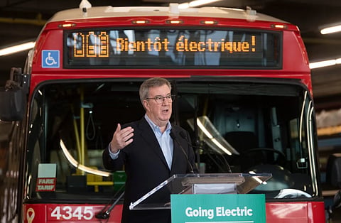 Liberals give City of Ottawa $350 million for electric bus fleet