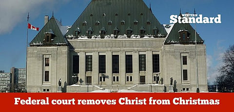 Federal court removes Christ from Christmas