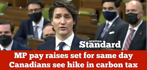 It happens every year now... MPs get a pay raise on April 1st, and Canadians see an increase in taxes