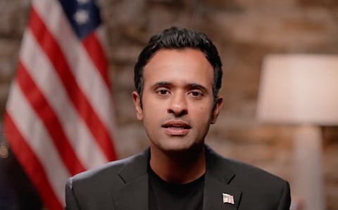 Vivek Ramaswamy said he has been the leading opponent in the United States of the World Economic Forum's agenda through two books and his newest company Strive. 