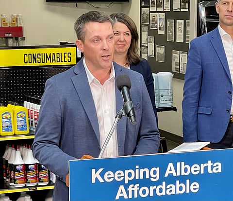 Alberta Finance Minister Nate Horner