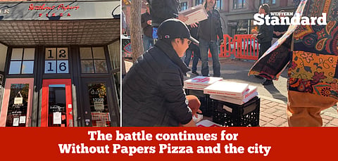 The battle continues between  Without Papers Pizza and the city