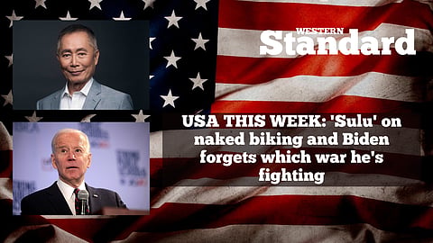 USA THIS WEEK: 'Sulu' on naked biking and Biden forgets which war he's fighting